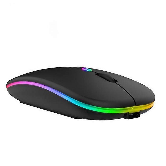 Wireless Illuminated Mouse 2400DPI 4 Buttons Ergonomic USB Bluetooth YONIS
