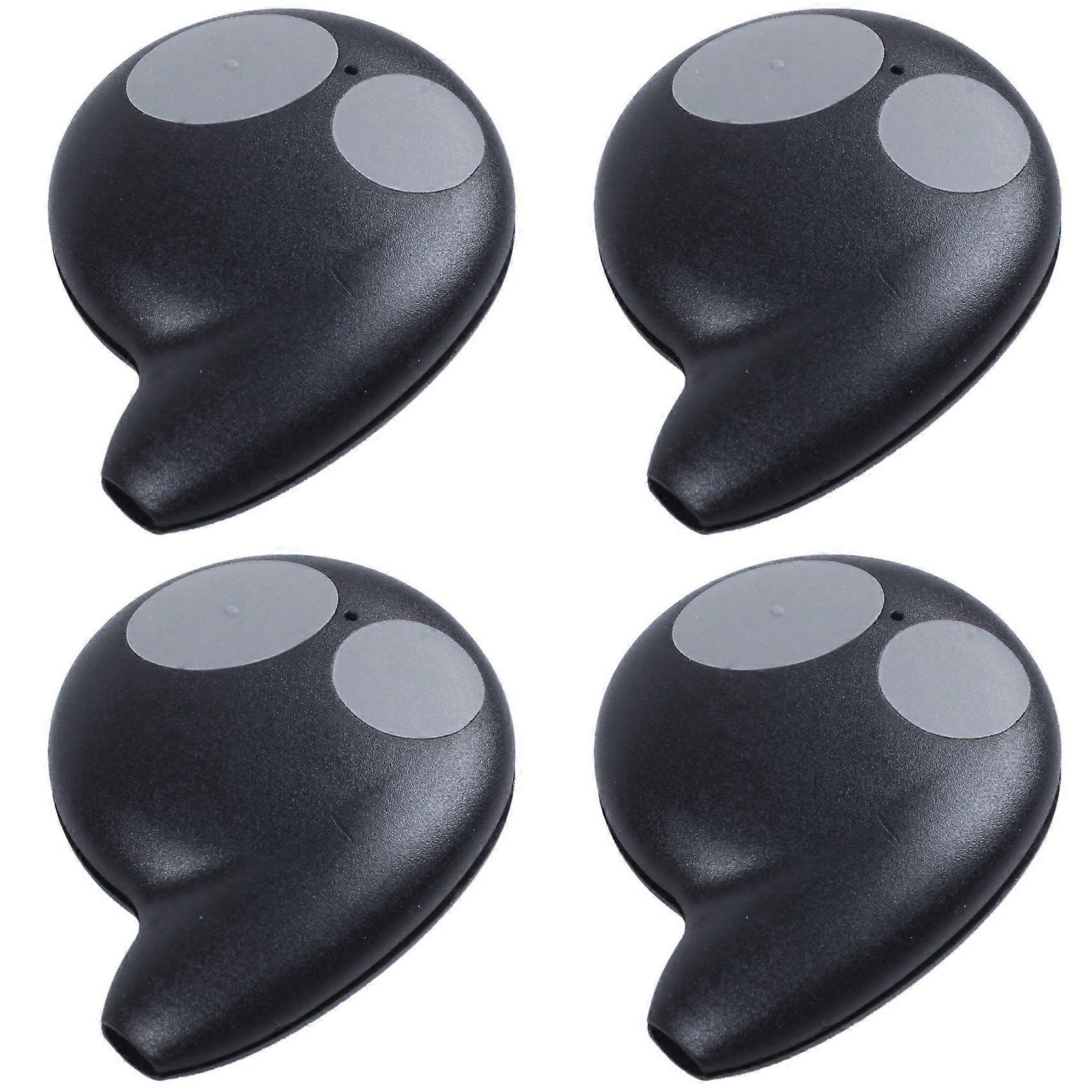 4X 2 Buttons Key Case Remote Control Key Case for Cobra Alarm Fob Without Battery Black