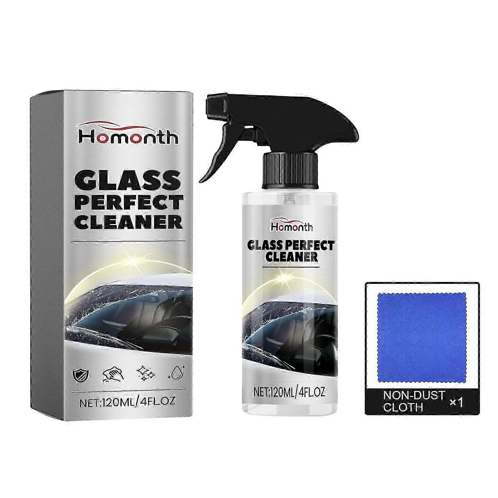 Glass Cleaner, Front Windshield Vision Clear Helmet Glasses MultiPurpose Clean Waterproof AntiFog