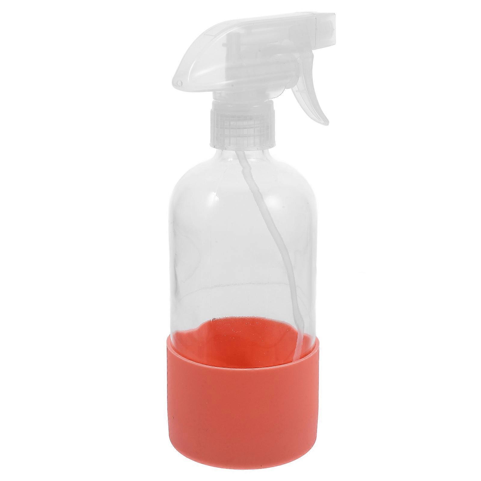 Silicone Sleeve Spray Bottle for Home Use Empty Glass Refillable Container