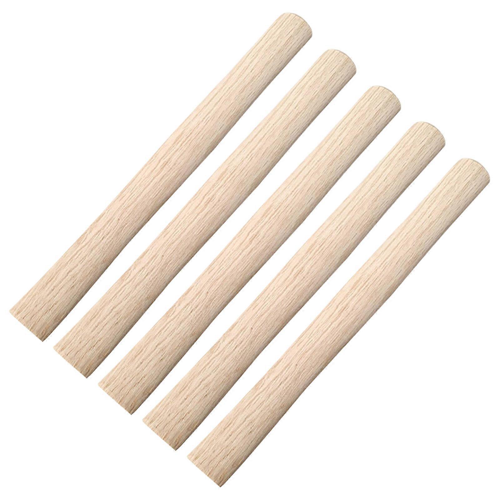 Hammer Handle Grip Wood Replacement for Tools Repair 5Pcs Set