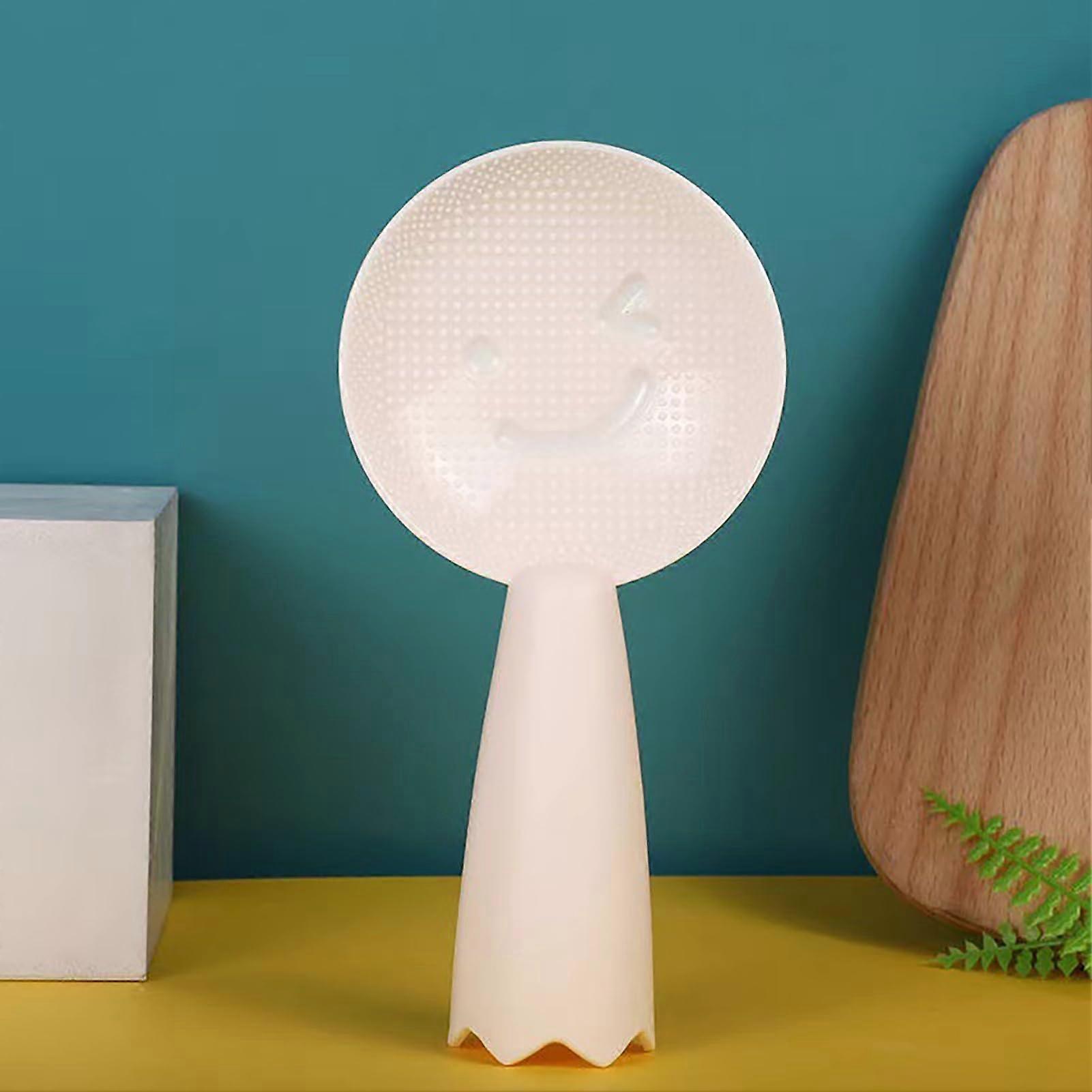 Rice Paddle Nonstick Standing Rice Spoon with Ergonomic Long Handle Heat Resistant White