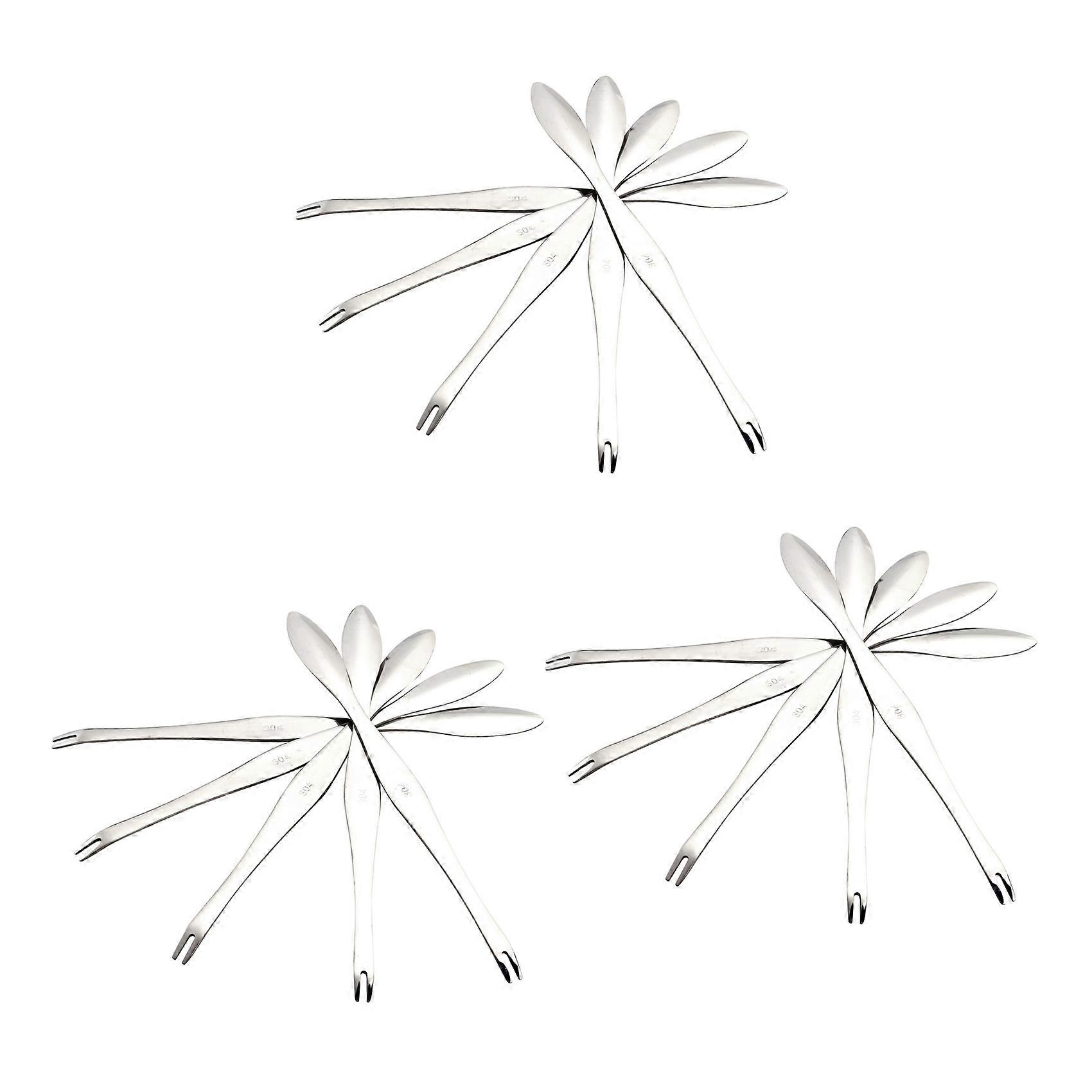 Seafood Tool Crab Crackers Picks Spoons Stainless Steel Crab Peel Shrimp Tool Lobster Clamp Pliers Clip Pick - 15Pcs