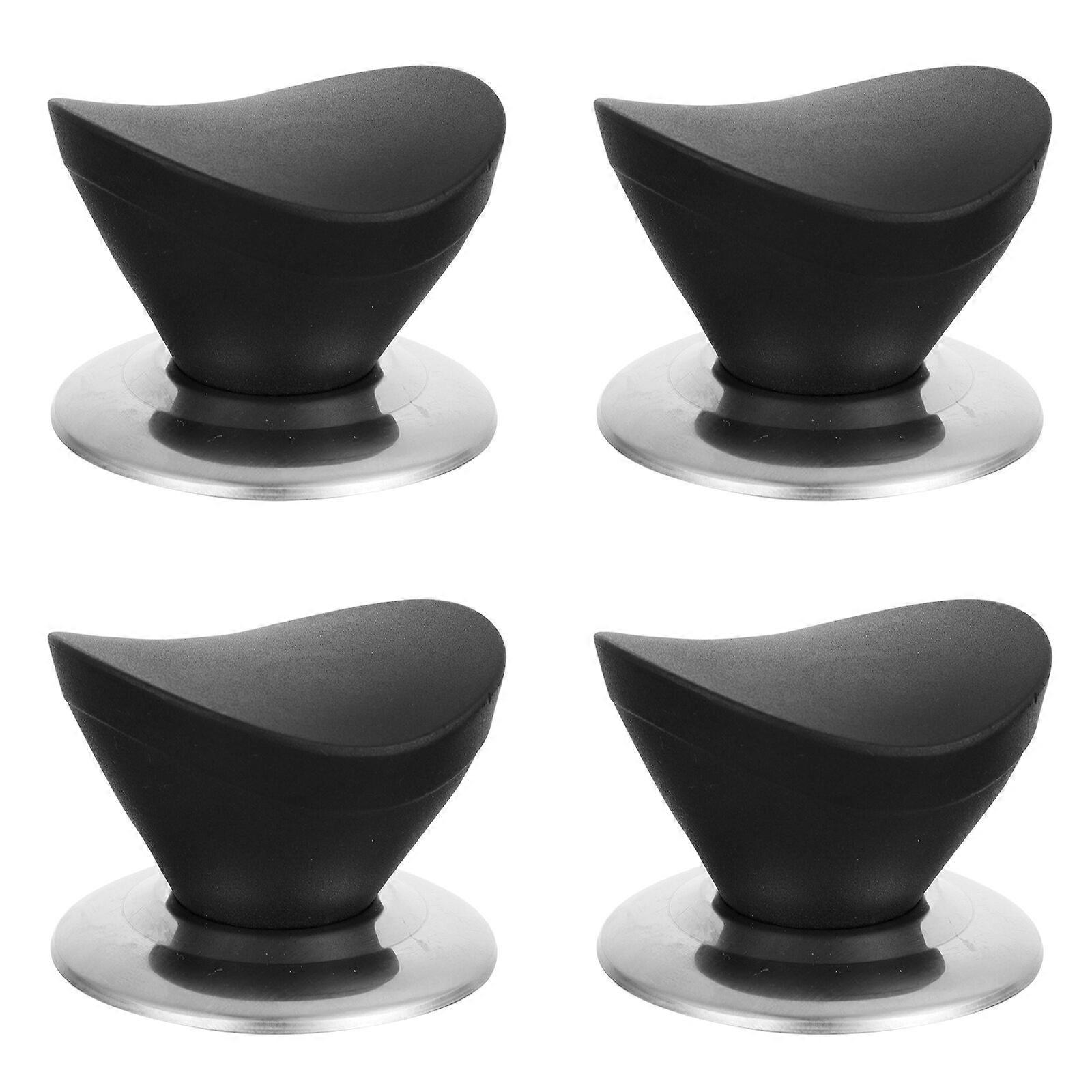 4 Pcs Pot Cap Cookware Kitchen Gadgets Plate Handles Glass Knobs Pan Cover Grips Pot Cover Handles Pot Holding Knobs
