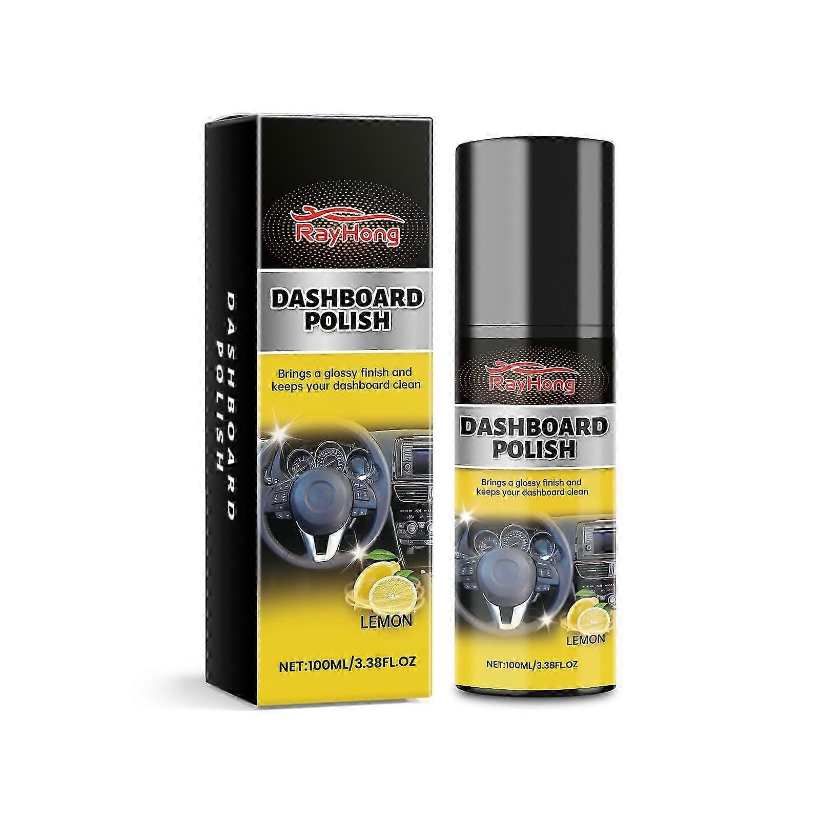 Universal Instrument Panel Polish - Restores Shine, Protects & Cleans Multi-Surface Automotive Dashboard (100ml)