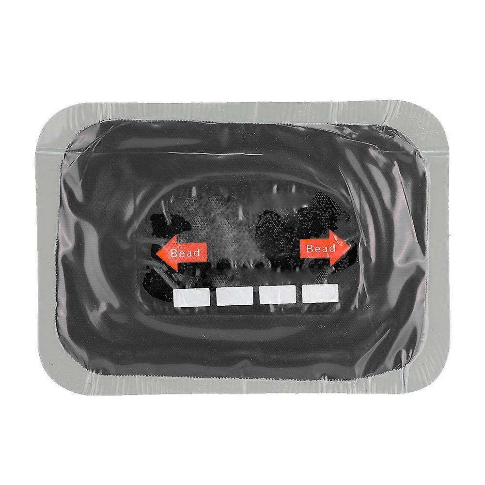 Patch de r��paration de crevaison de voiture en caoutchouc naturel, patchs sans chambre �� air, opathie, 80x120mm, 10 pi��ces