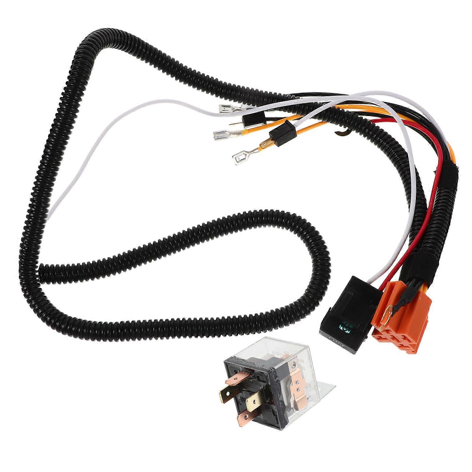 Universal Car Horn Relay Wiring Harness Kit for Use with Vehicle Horn Systems
