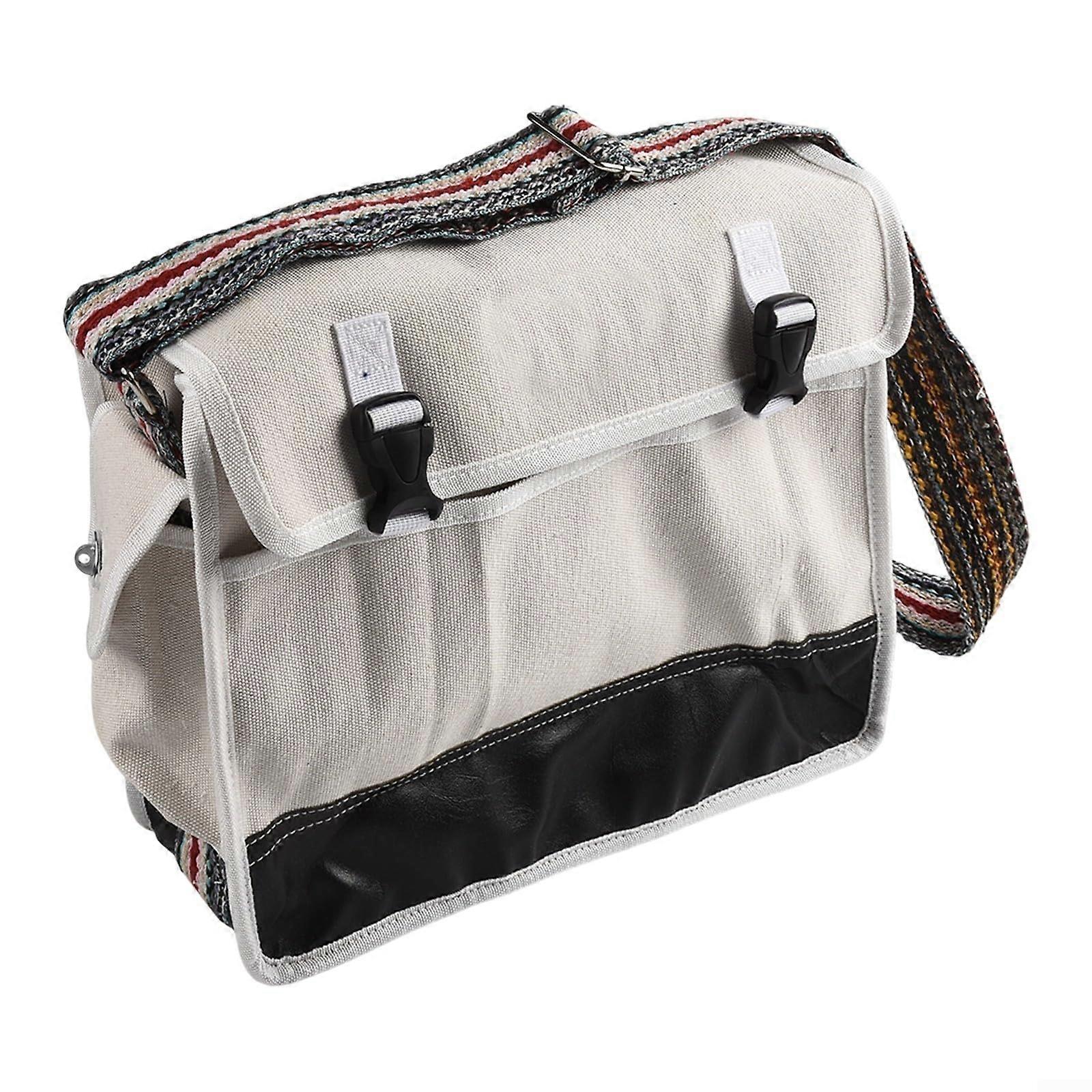 Heavy Duty Electrician Tool Bag with Large Storage Compartment and Adjustable Shoulder Strap