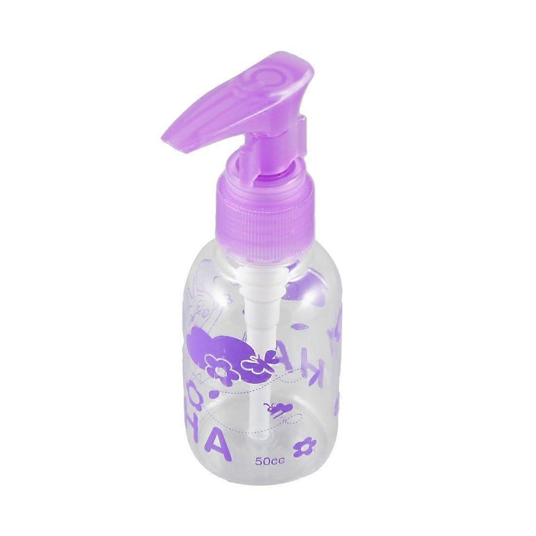 50ml Purple Travel Spray Bottle with Stylish Mouse Pattern, Lightweight Perfume Atomizer