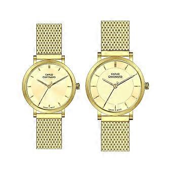 Carlo Cantinaro Gold Acier Inoxydable CC3001SM004 Montre Femme