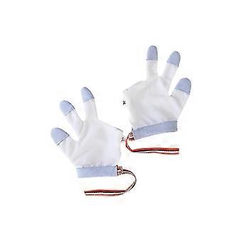 Luvas infantis resistentes a mordidas, previnem que o bebê mastigue as mãos, design protetor e respirável, confortáveis para recém-nascidos e crianças de 6 a 18 meses.