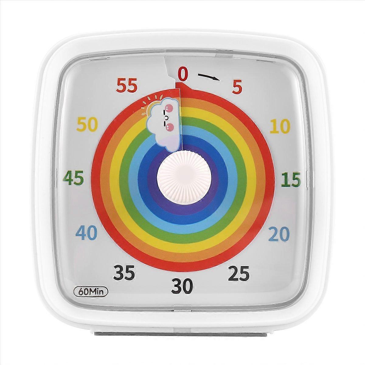 60-Minute Visual Timer with Night Light, Countdown Timer, White