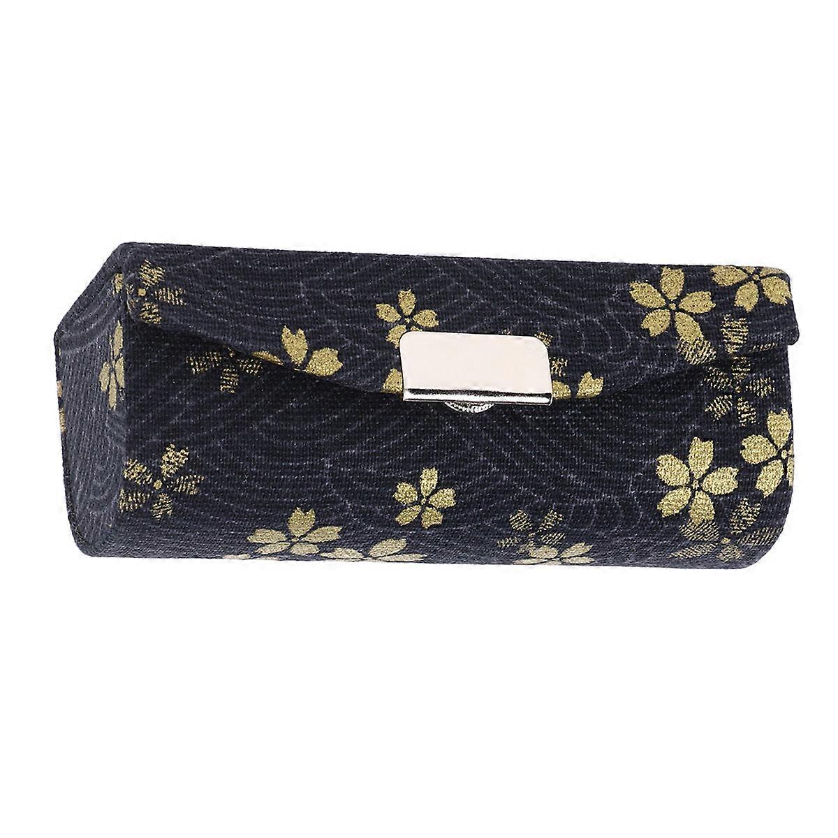 Lipstick Storage Box Makeup Organizer for Cosmetics 2Pcs Black