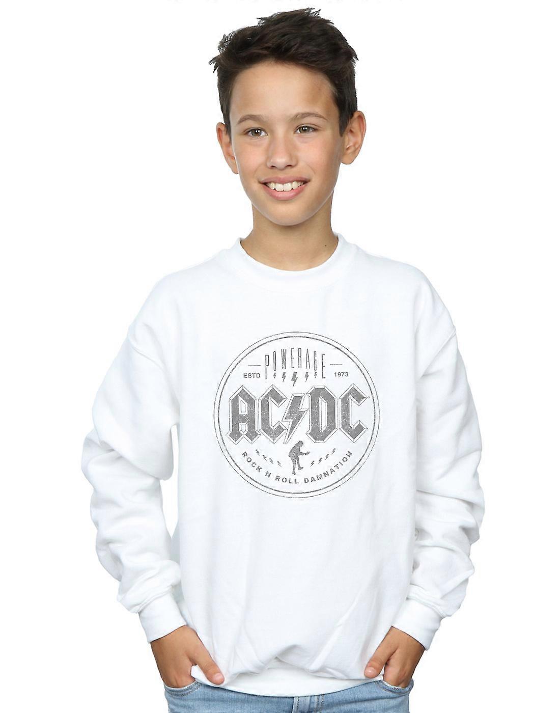 AC/DC Boys Rock N Roll Damnation Black Sweatshirt