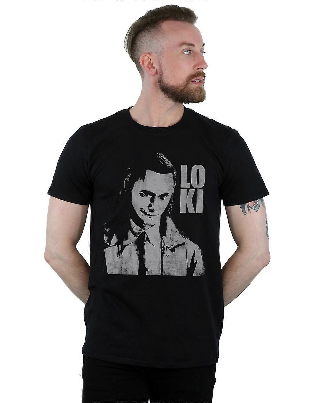 Camiseta do pôster da Cabeça de Loki da Marvel Men