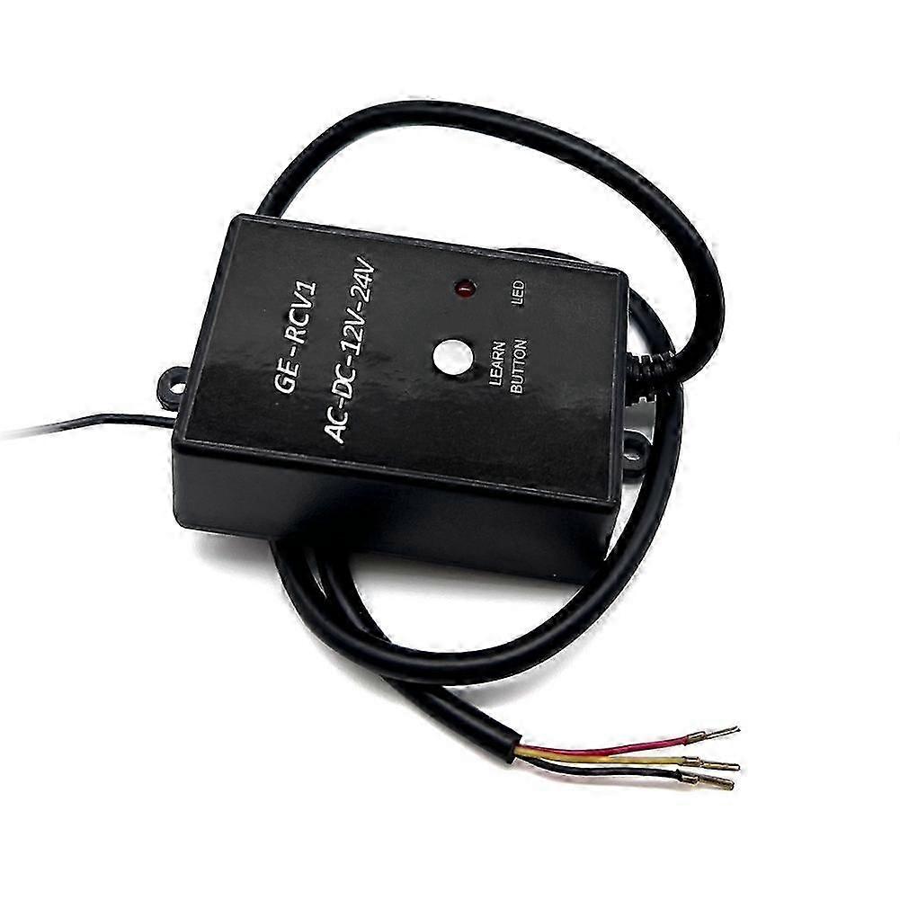 GE-RCV1 Receiver 433.92MHz Universal Garage Door Receiver AD DC12V/24V Rolling Code and Fixed Code External Receivers