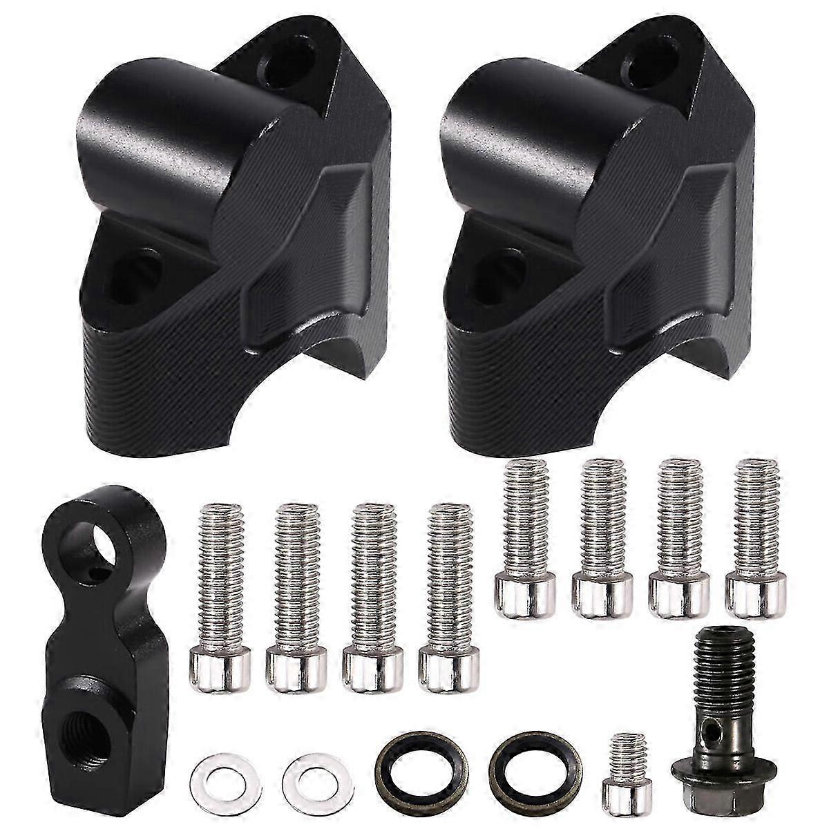 Motorcycle Accessories Handlebar Riser Drag Handle Bar Clamp Extend Adapter for