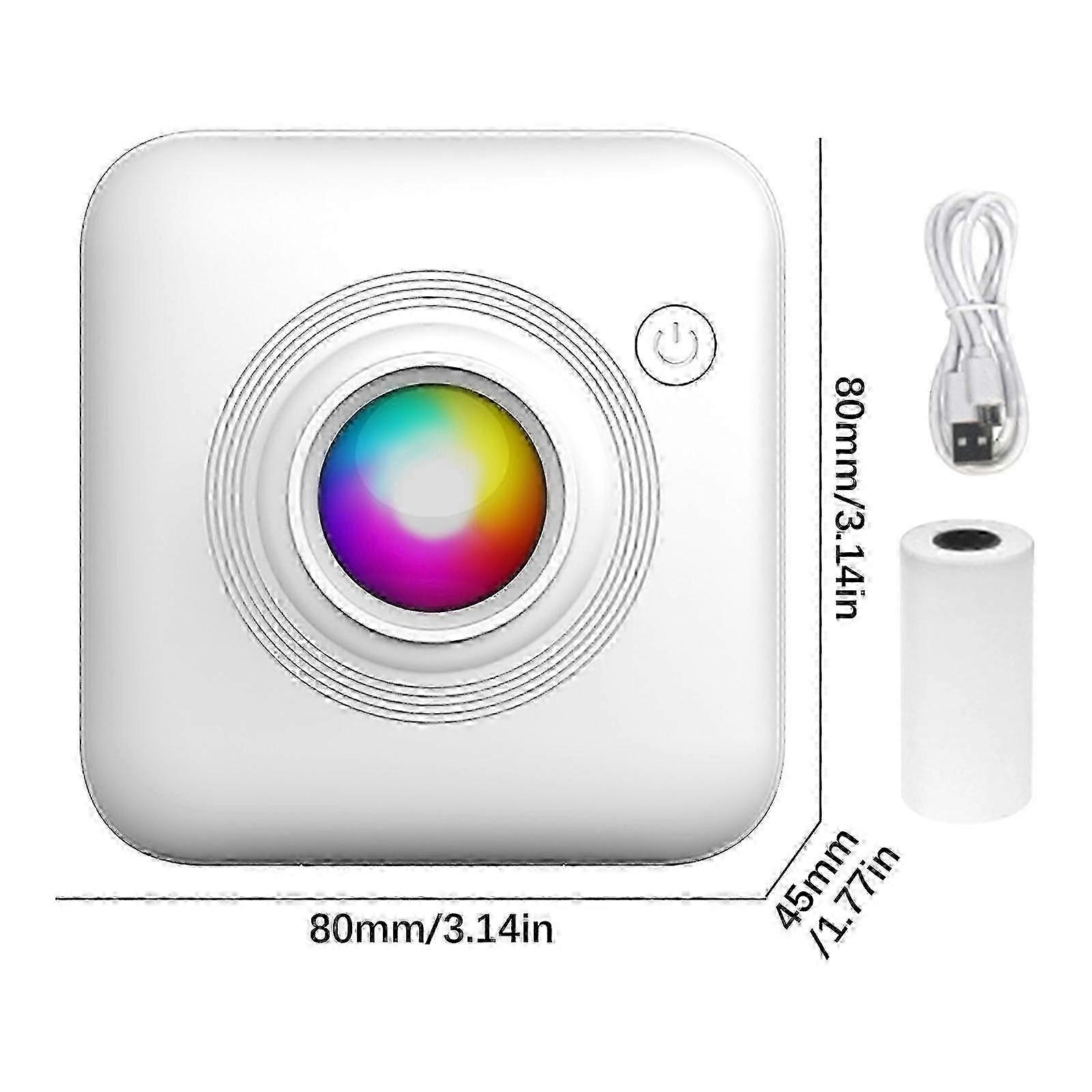 Mini Small Portable Wrong Title PRINTERSs Label Barcode Bluetooth Thermal Self-adhesive Photo Machine FAN0617