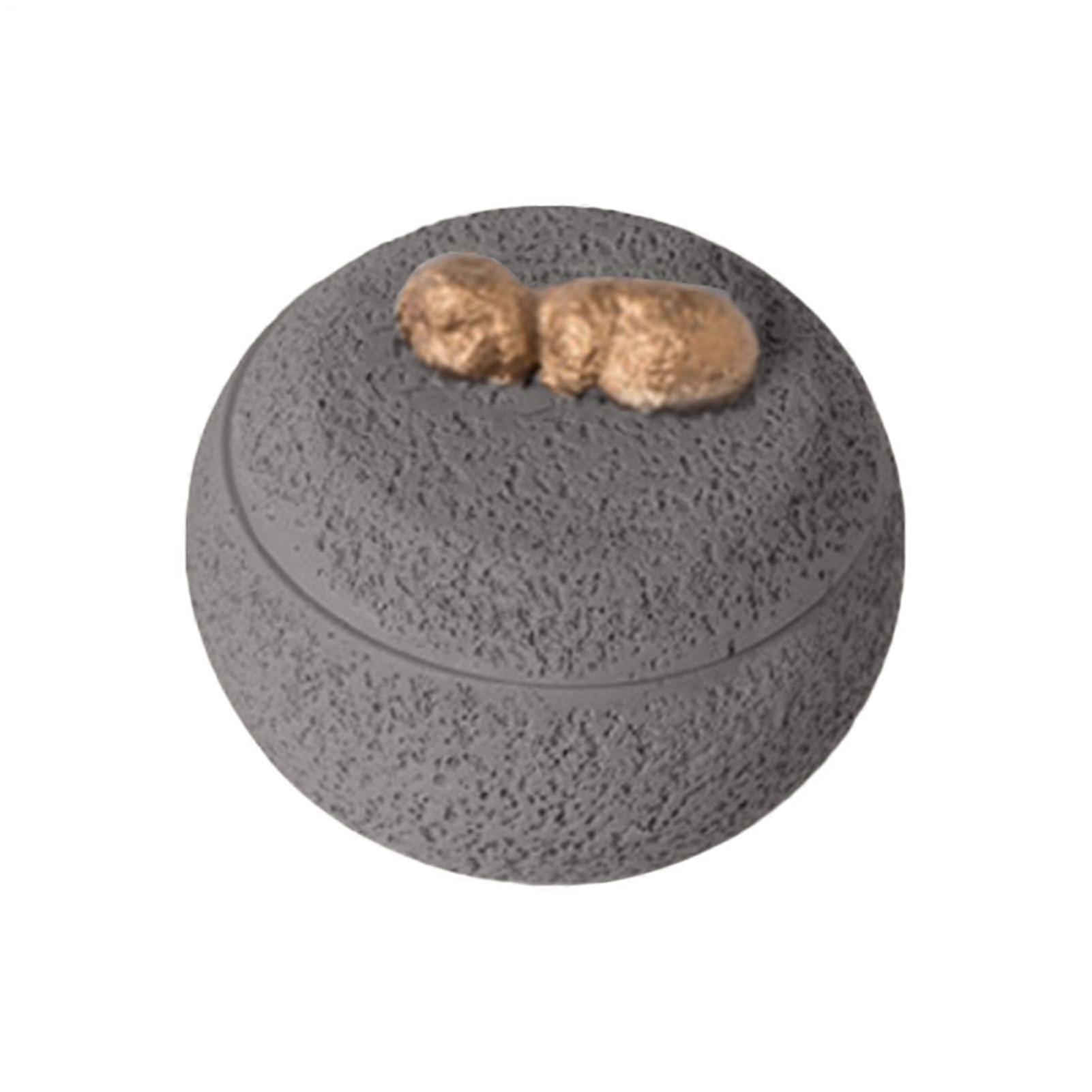 Pet Cremation Urn for Dog Ashes Keepsake, Elegant Memorial Box with Secure Storage and Stable Base