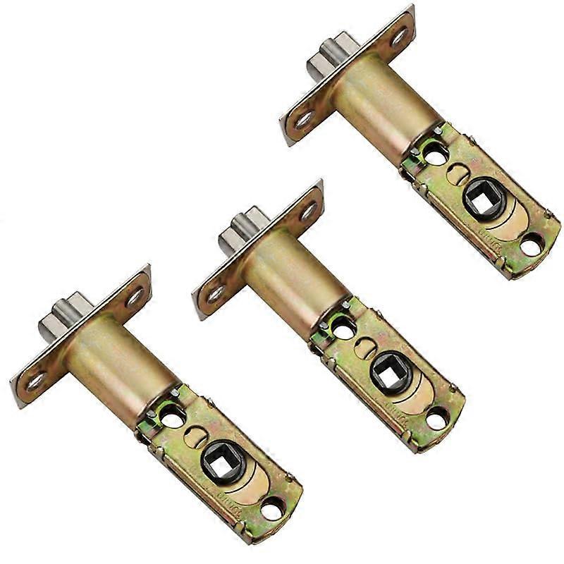 Door Latch Replacement 3PCS Adjustable Deadbolt Latch 60mm 70mm Universal Interior Tubular Latch