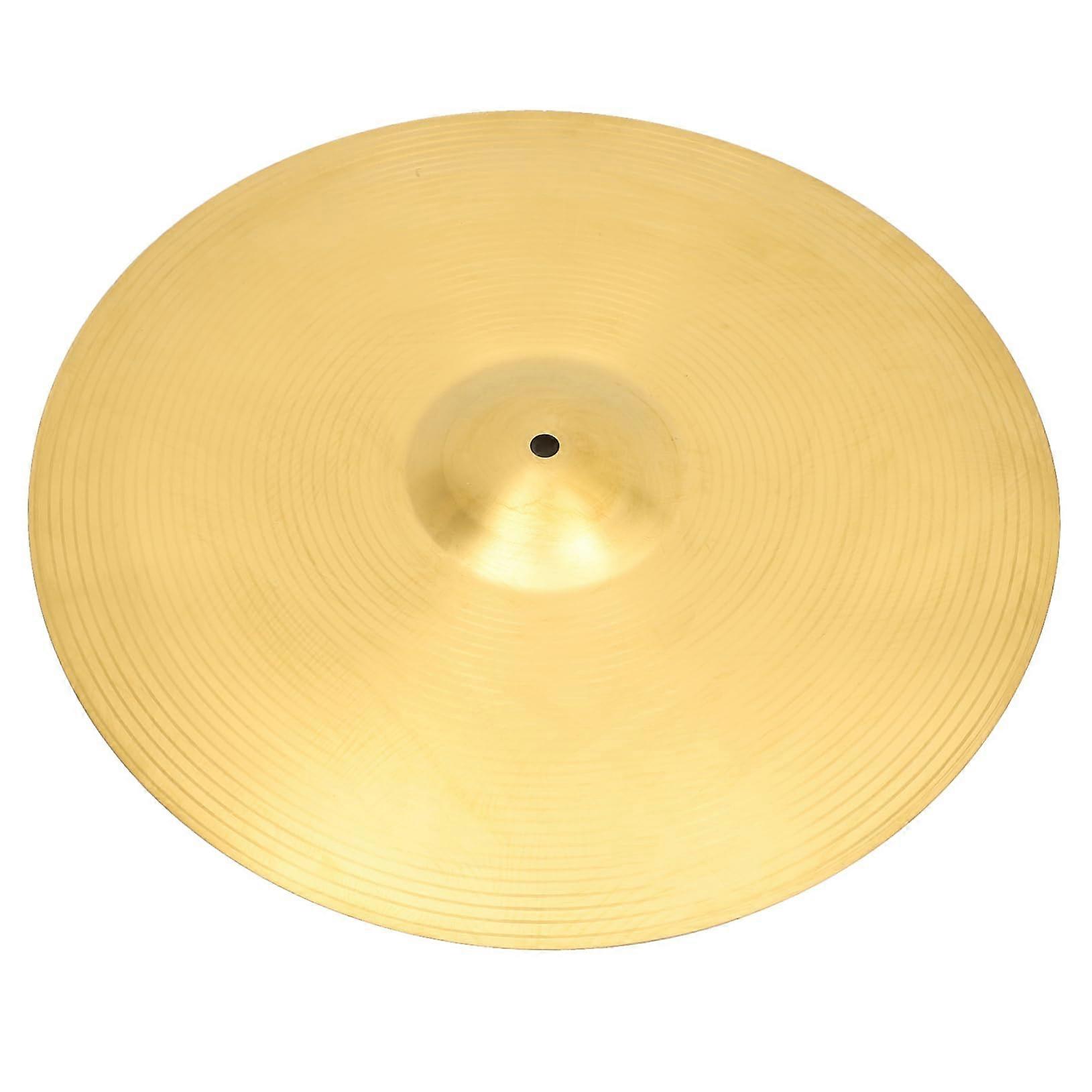 Crash Cymbal with Durable Metal Construction for Jazz Drum Set Practice, Lightweight Design
