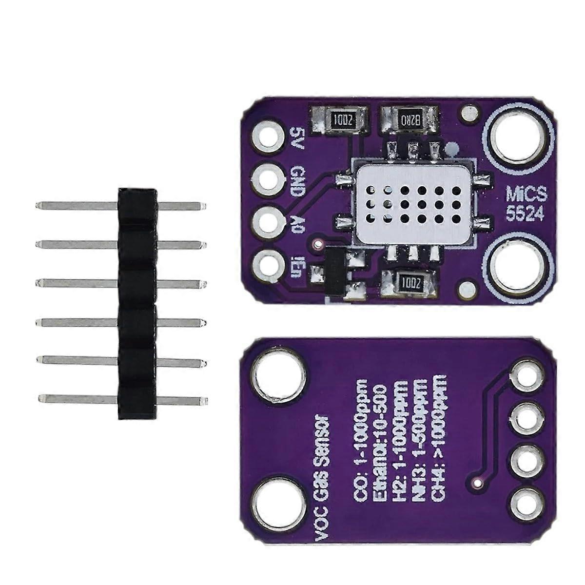 MICS5524 Gas Sensor Module for CO CH4 H2 Ethanol, MultiGas Air Quality Detection Board