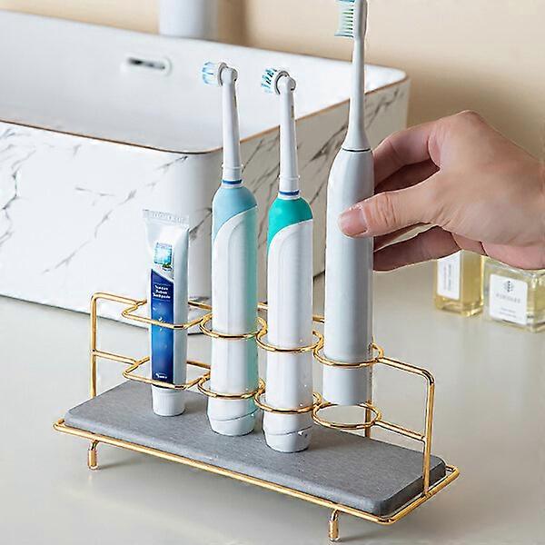 Toothbrush Holder, Single Layer Design, Gray Small Size, Bathroom Storage Toothbrush Holder