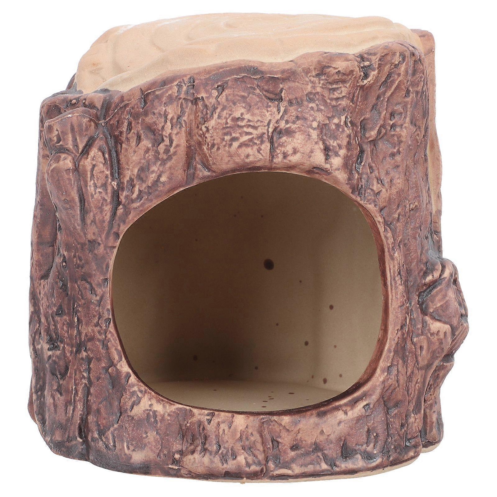 Summer Hamster Sleeping Bed Ceramic Hideout Cooling Pet Rest Nest Small Pet Supply