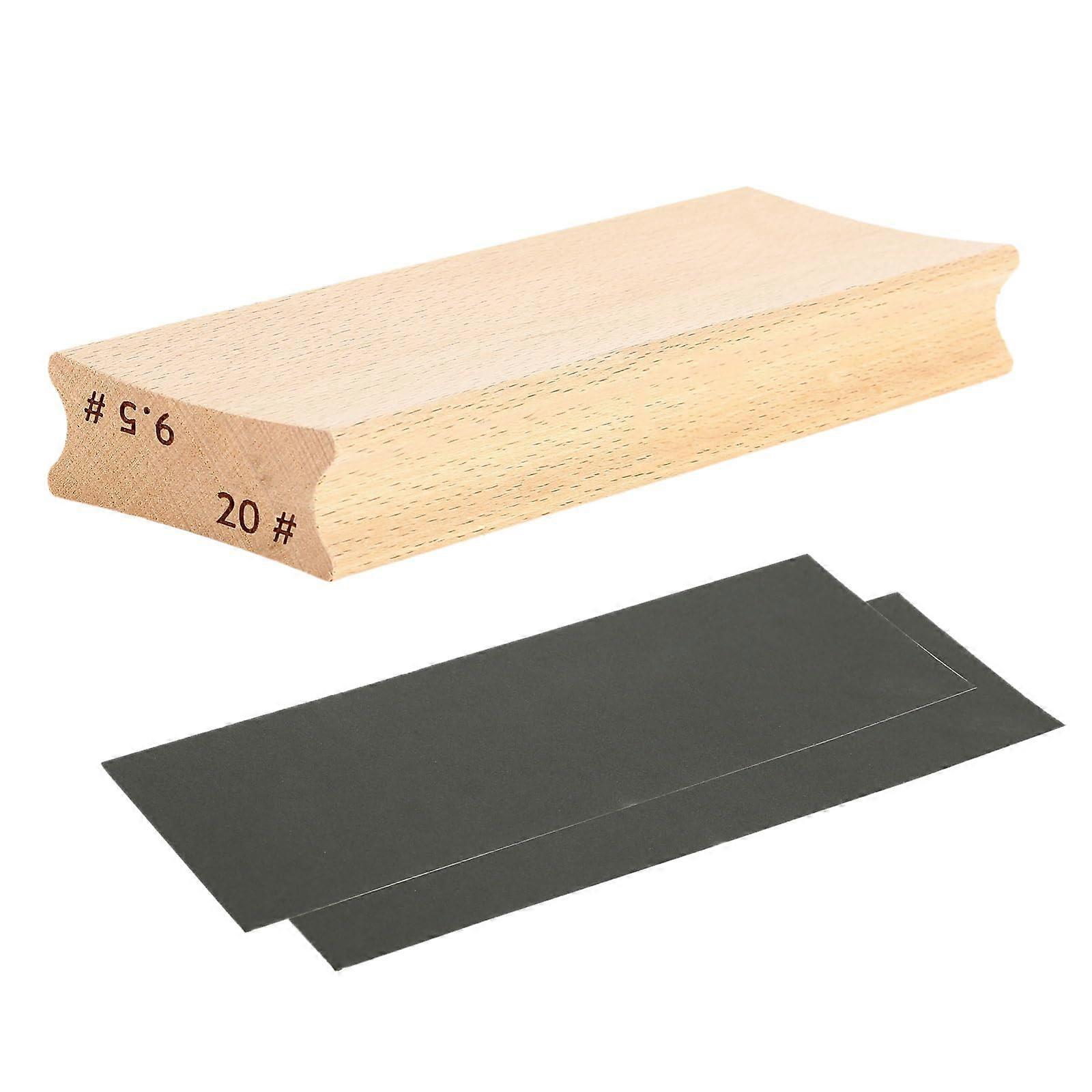 Guitar Fret Leveling Block Maple Fingerboard Sanding Tool for Precise Shaping and Consistent Results