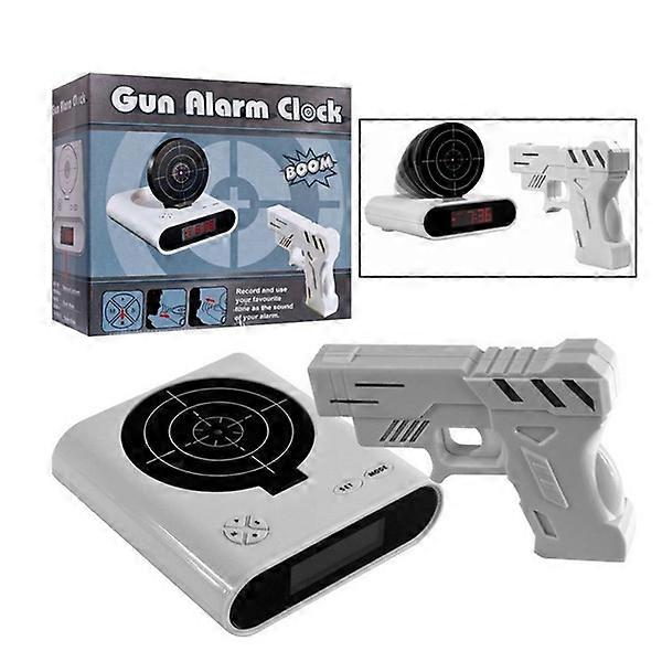 Shooting Alarm Clock Digital Alarm Clock for Target Practice Novelty