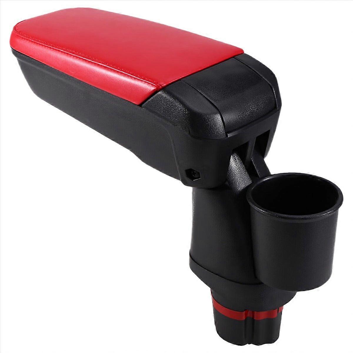 Water Cup Holder Central Armrest Box for Smart Red