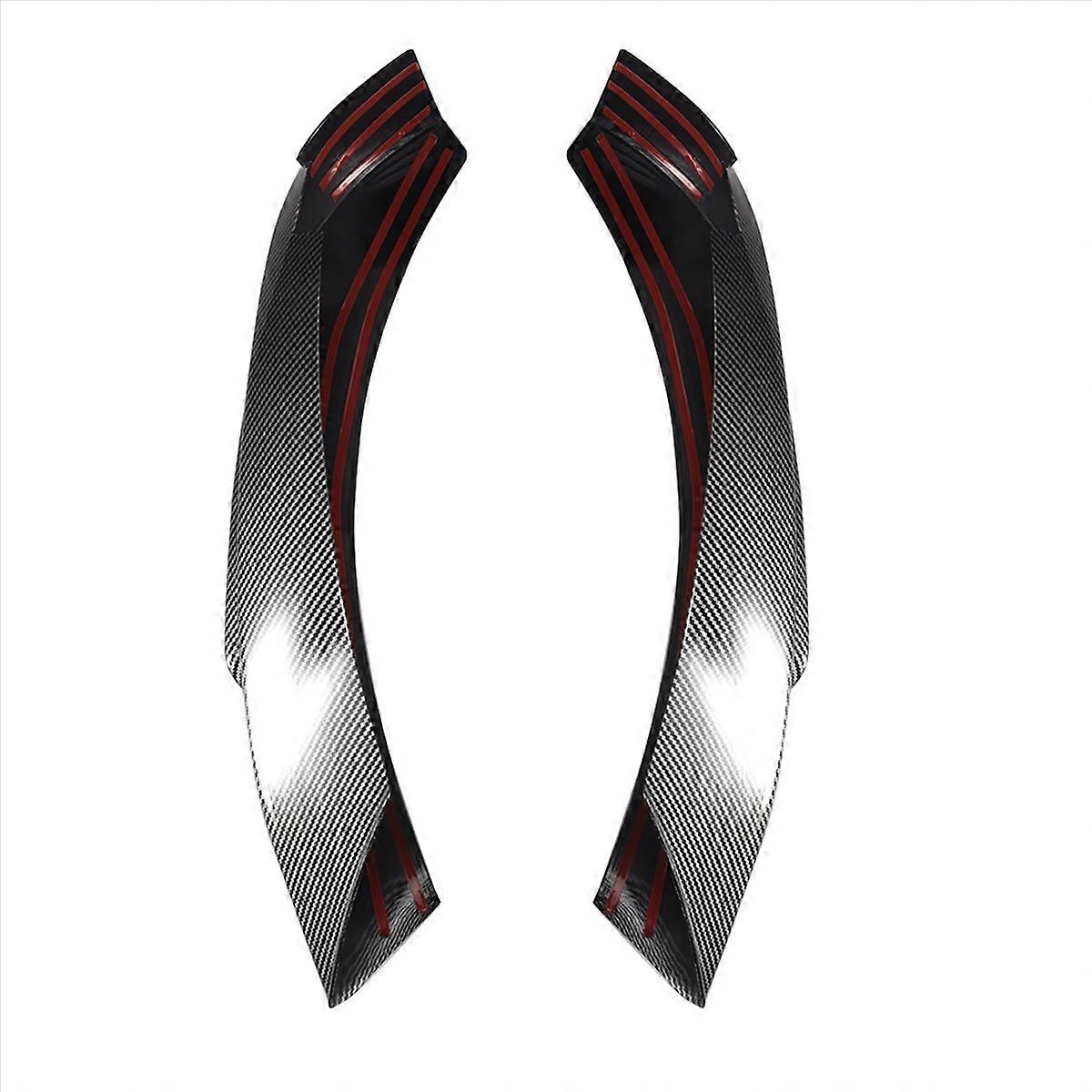 Bumper Lip Angle Diffuser Splitter Spoiler Protector Carbon Fiber