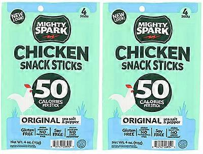 Mighty Sparks Chicken Snack Sticks Original 2 Pack
