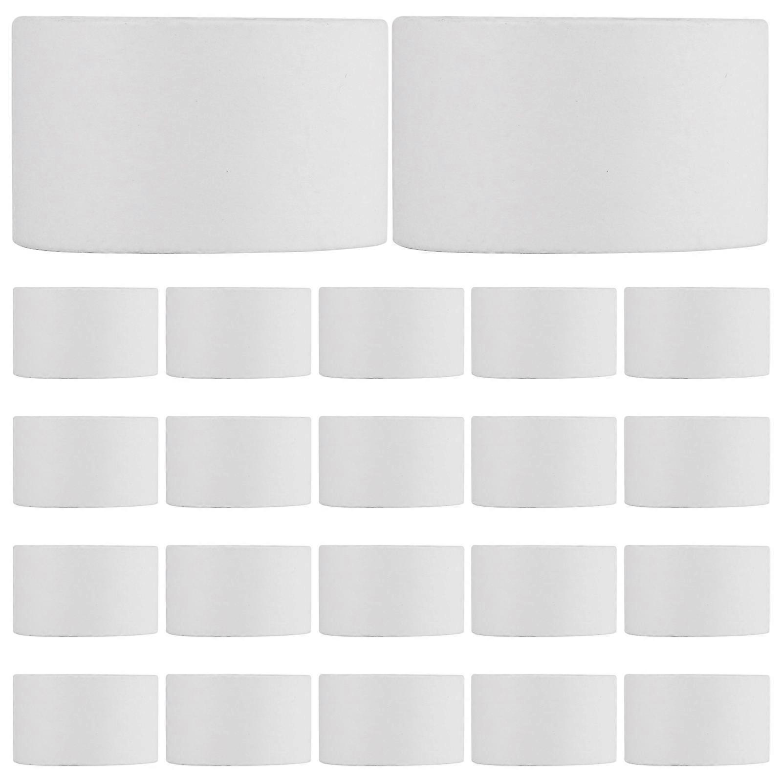 Cardboard Tubes for DIY Craft 25Pcs White Paper Tubes for Creative Projects