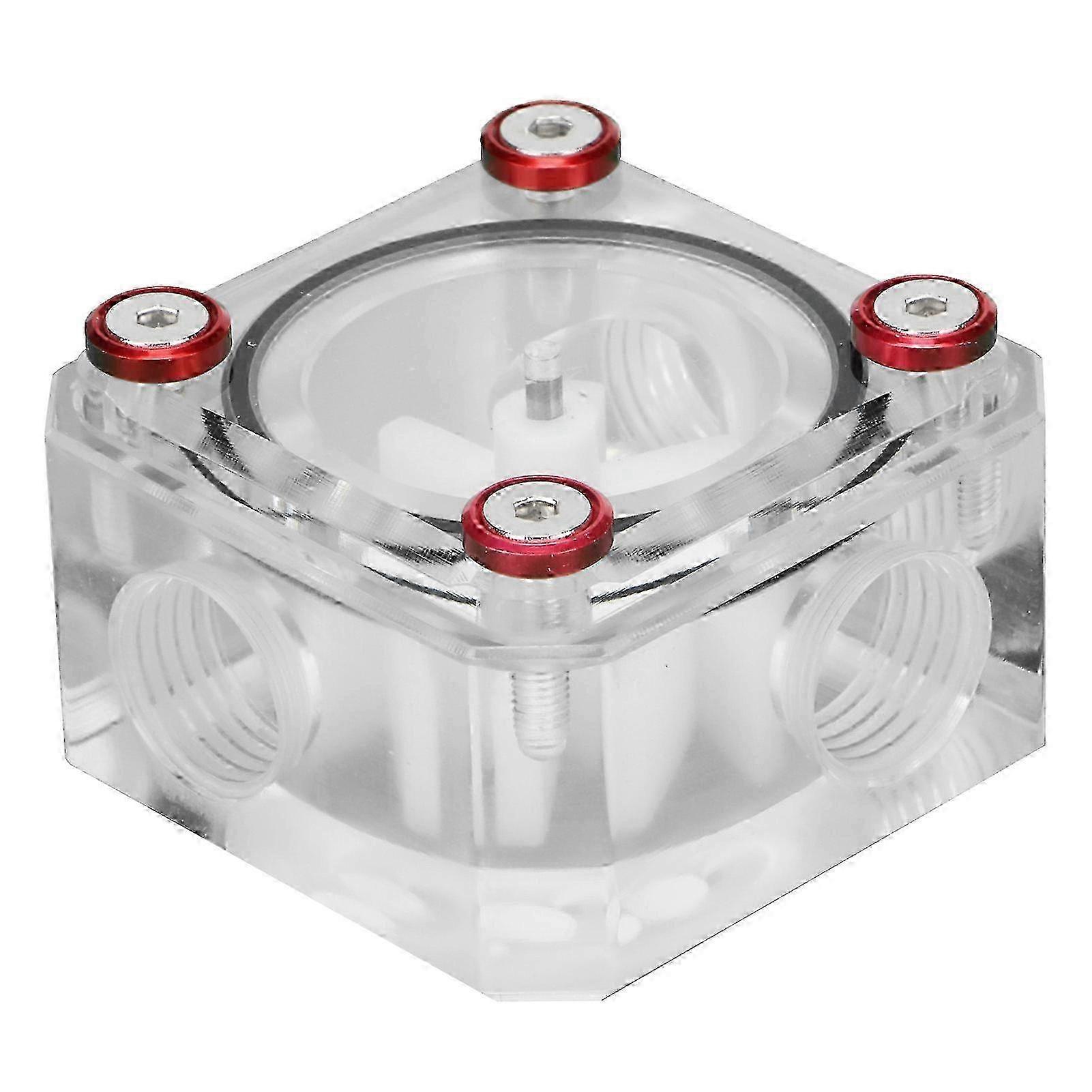Water Flow Meter LeakingProof Transparent Acrylic Computer WaterCooled Rheometer
