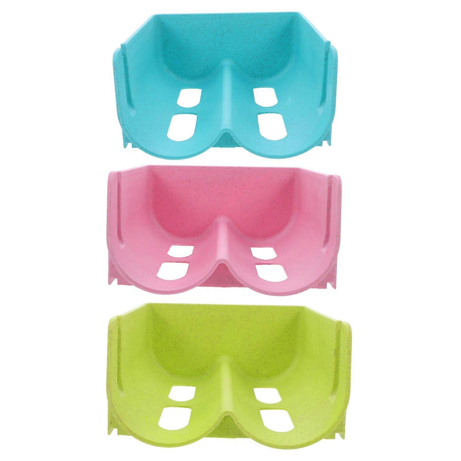 3Pcs Refrigerator Drawer Storage Boxes Stackable Storage Containers Drink Box