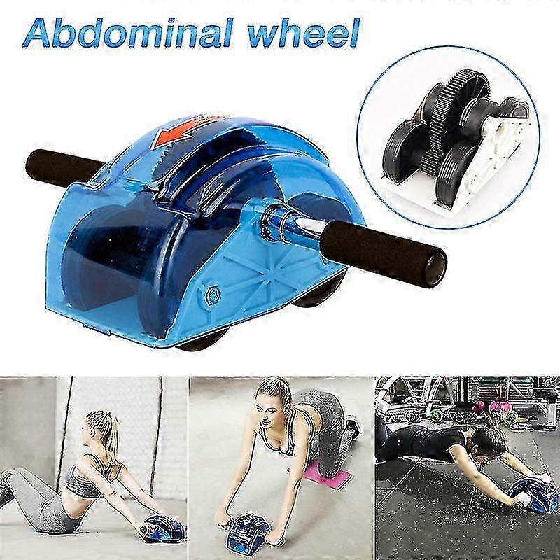 4 Roller Abdominal Wheel Exercise Gear for Core Training