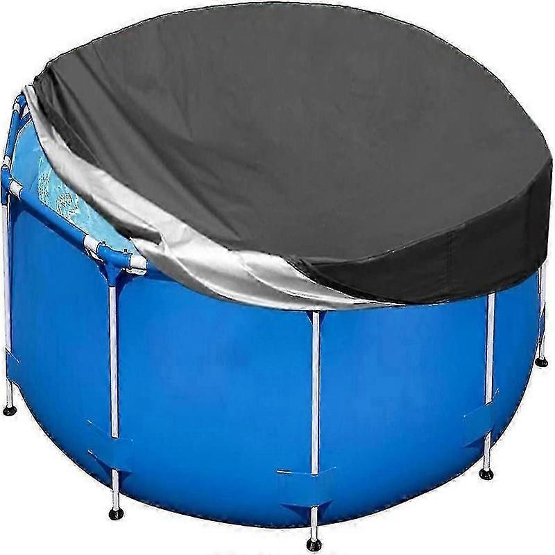 Poolskydd 244 cm runt, vikbart, vattentätt vinter