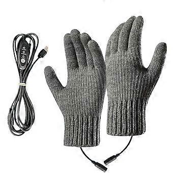 Gants chauffants USB 3 niveaux pour femmes – Compatibles avec le ski, le snowboard, la moto, le camping, la pêche, la randonnée et les travaux extérieurs