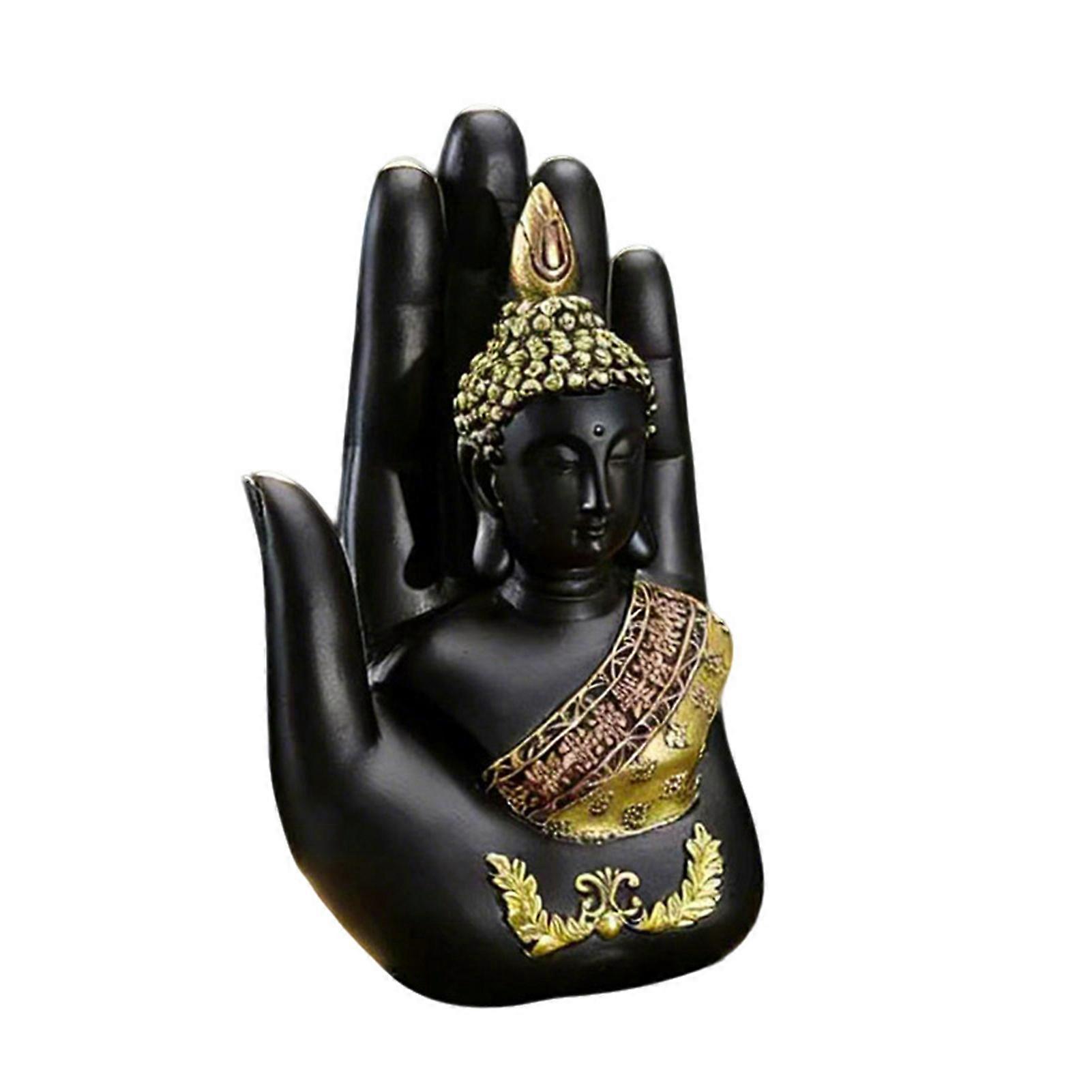 Palm Buddha Statue Meditating Thai Space Saving Organizer for Kitchen