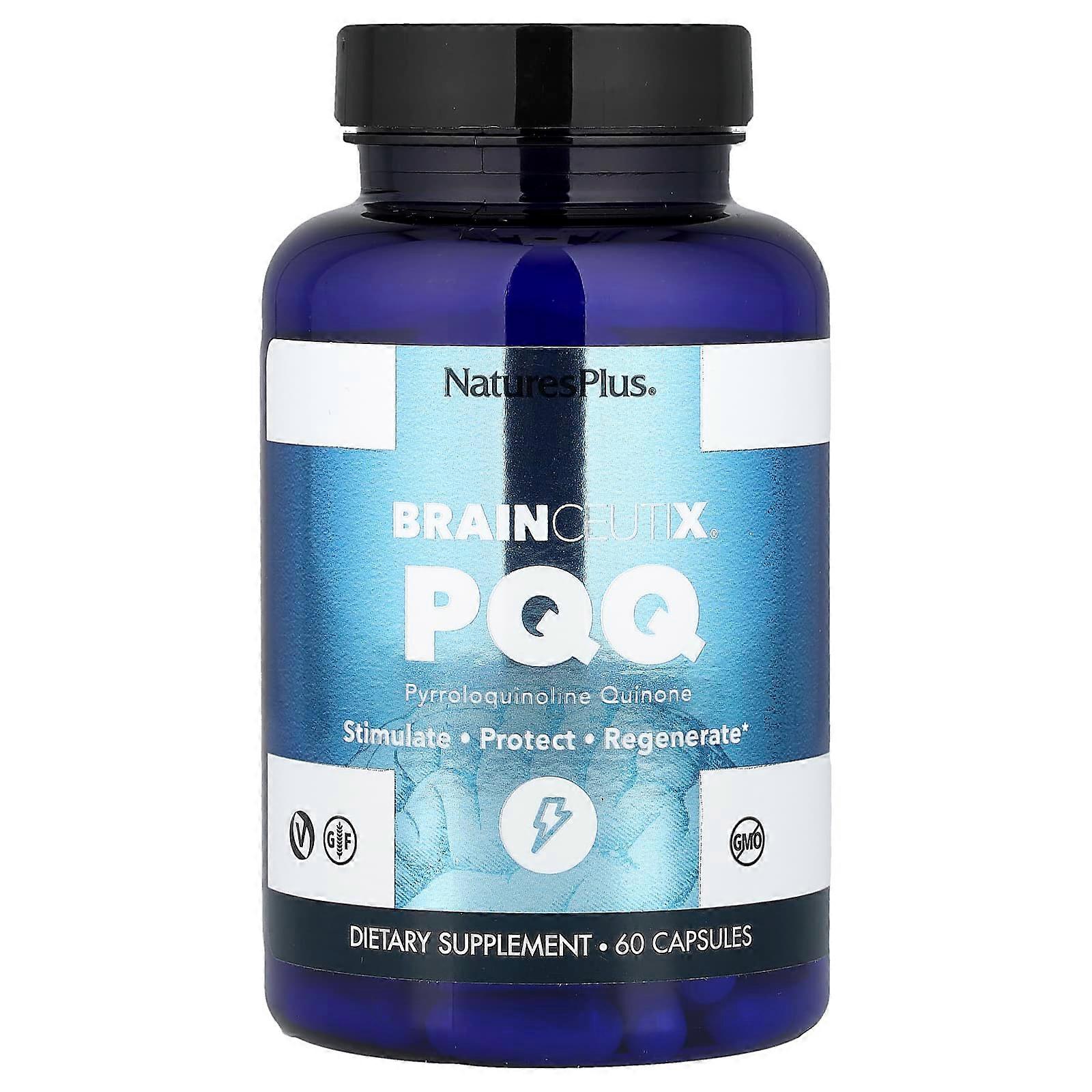 Nature's Plus, BrainCeutix, PQQ, 60 Capsules