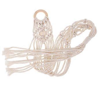 Wall Macrame Ukulele Guitar Holder Wall Mount Cotton Rope Instrument Hanger