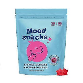 Voedingssupplementen in gel- en kauwtabletten met saffraanextract - Verbetert het welzijn en remt de trek in snacks, 60 stuks_bbcp