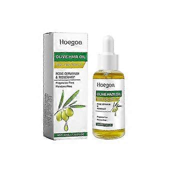 Hoegoa Oliven Soft Hair Treatment Oil Fuktighetsgivende og nærende hårpleie Myk og glansfull hårpleie Essensiell olje XKS