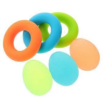 Finger Exercise Grip Balls 1 Set Hand Fitness Grips For Physical Therapy Patients 7x7cm Toughness