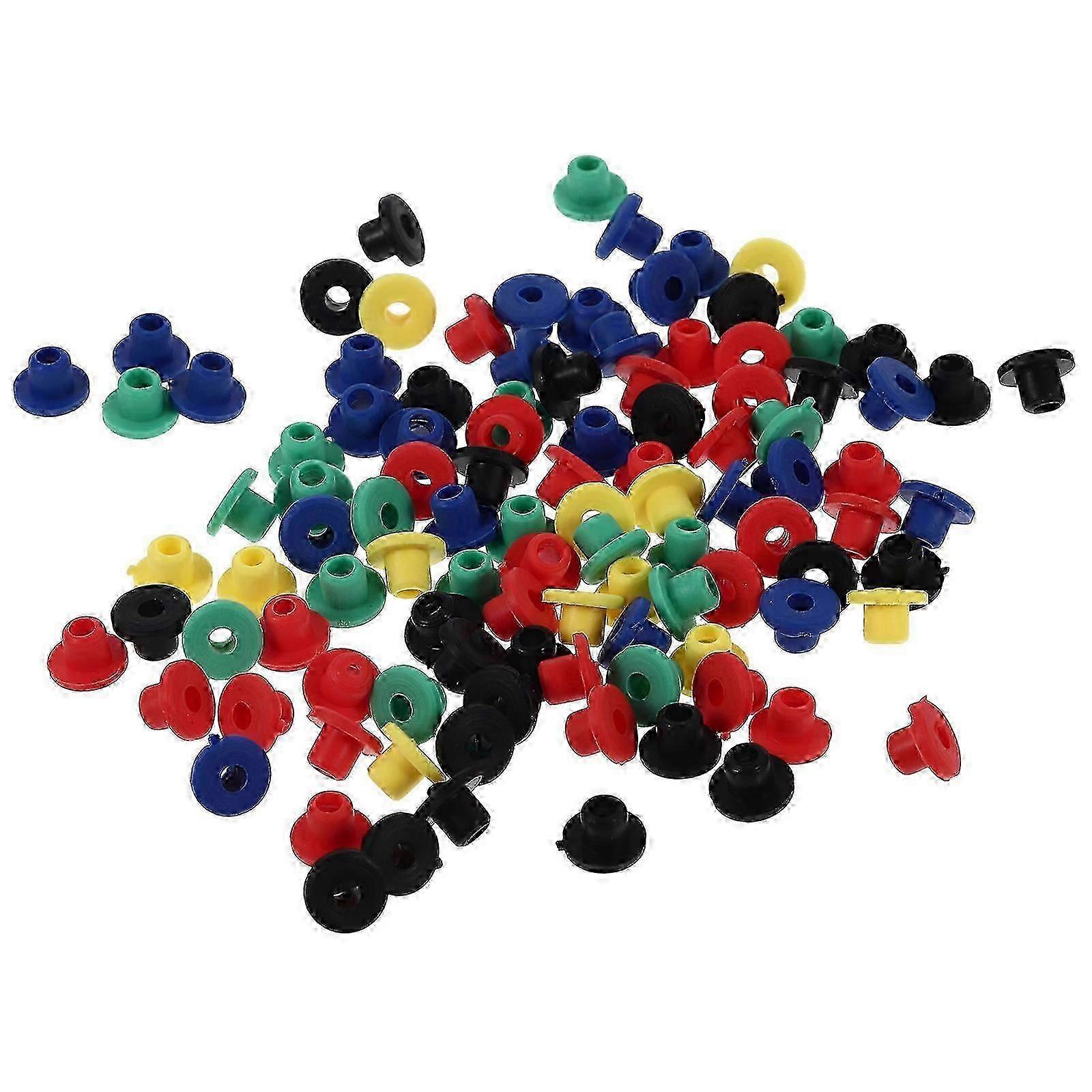 100Pcs Rubber T Type Needle Grommets for Machine Use
