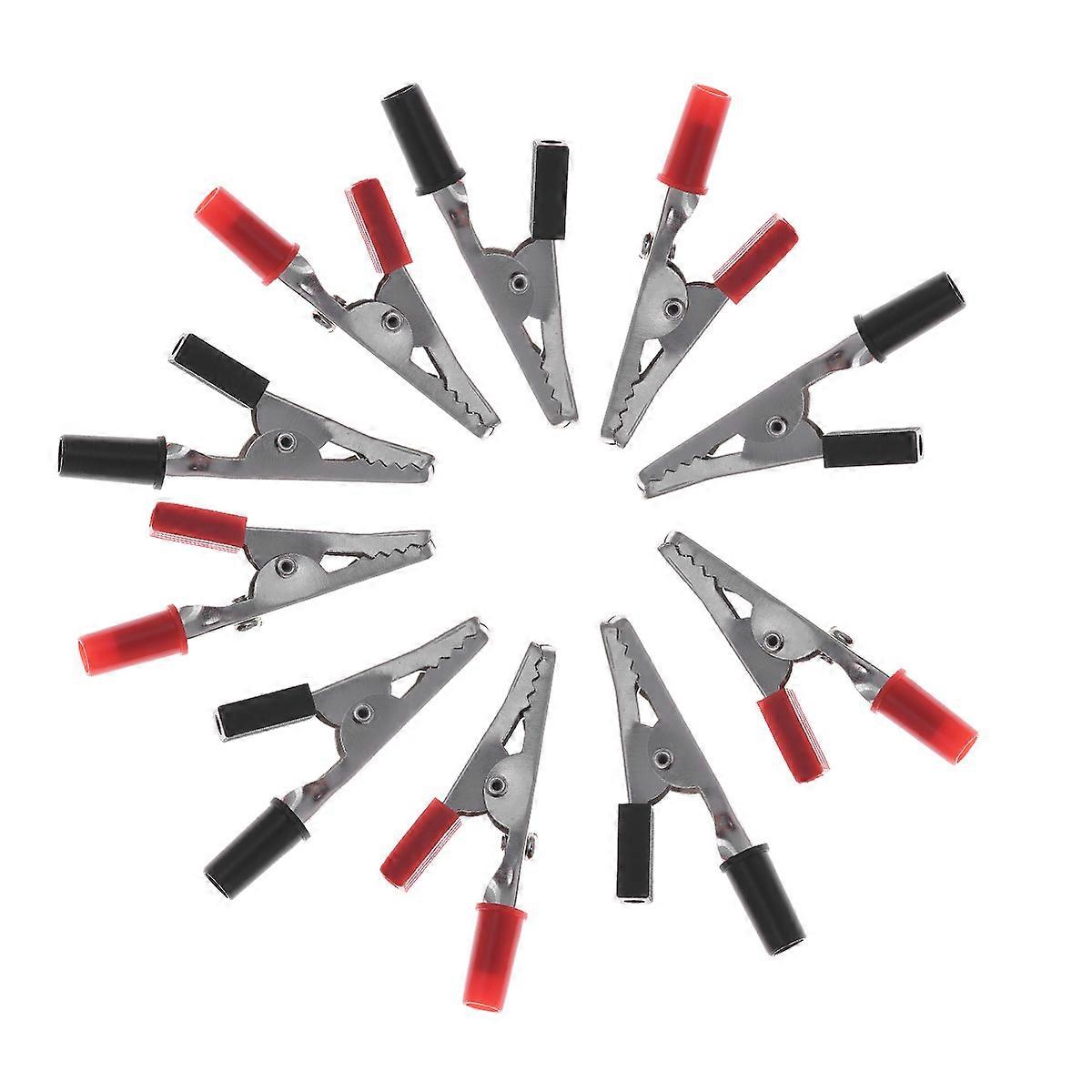 Mini Red Clips Double-Ended Test Clips for Testing Use 20Pcs Set