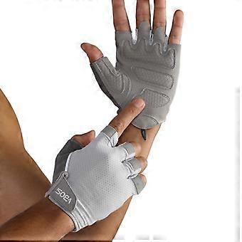 Gants VBOSI 9104V demi-doigts antidérapants avec coussinet alvéolé et amortissant les chocs, idéaux pour l'escalade et le fitness.