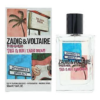 Zadig & Voltaire This Is Her Zadig Dream Womens EDP 50ml Fragrance