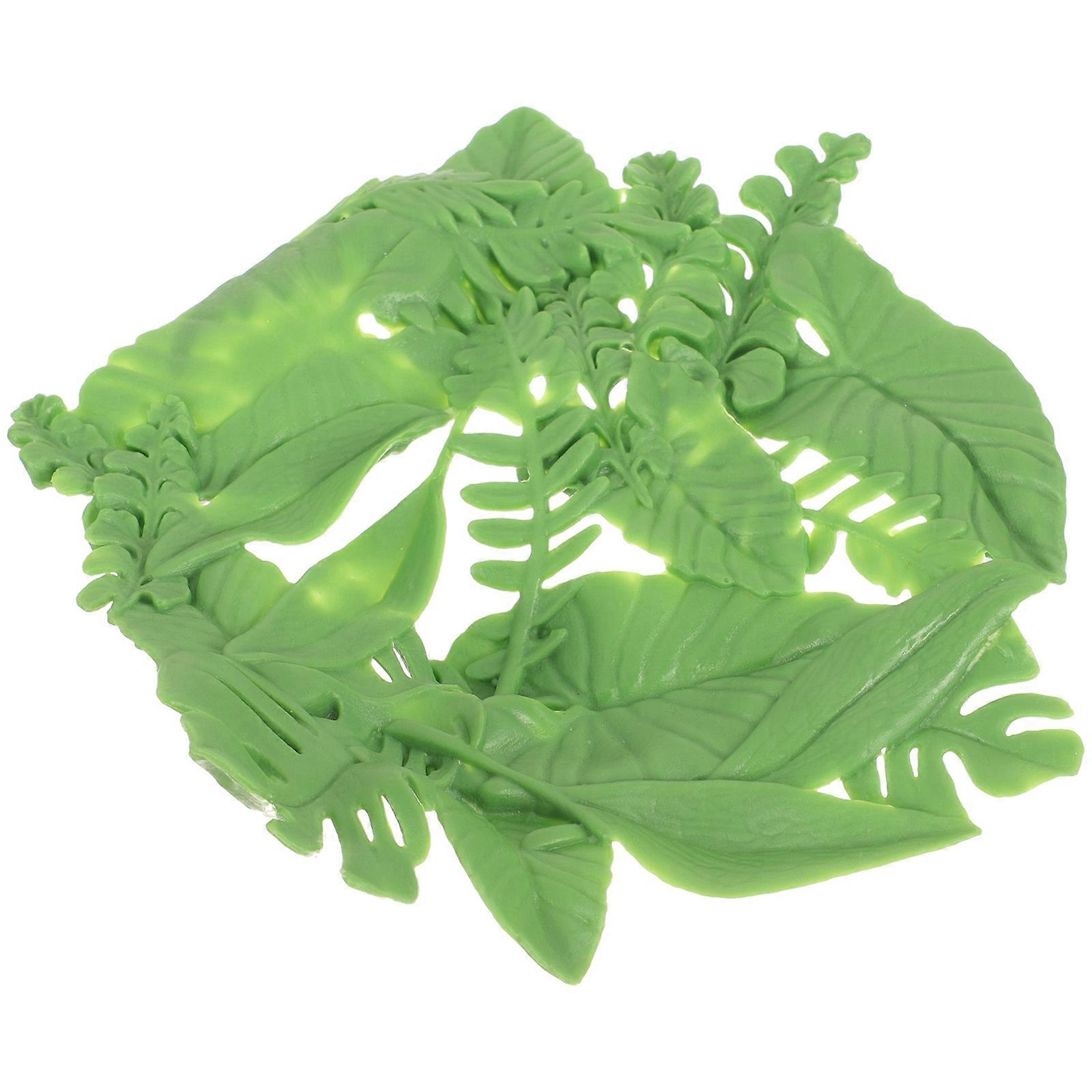 Simulation Leaf Model Miniature Leaf Decor for Garden Layout 1 Bag